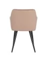 Set of 6 FLINDY Quilted Velvet Dining Chair with Diamond Pattern