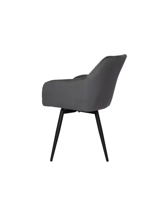 Lot de 6 CARLO-SWI Chaise de Salle à Manger Pivotante en Velours Ma...