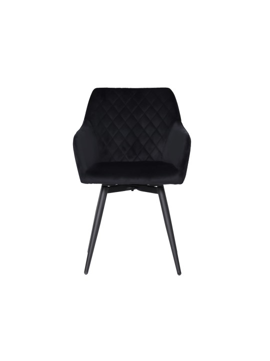 Lot de 6 CARLO-SWI Chaise de Salle à Manger Pivotante en Velours Ma...