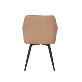 Set of 6 CARLO-SWI Swivel Quilted Velvet Dining Chair with Diamond ...