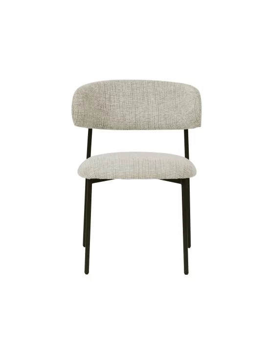 Lot de 6 KELLY Chaise de Salle à Manger Minimaliste en Velours Côte...