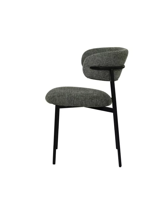 Lot de 6 KELLY Chaise de Salle à Manger Minimaliste en Velours Côte...