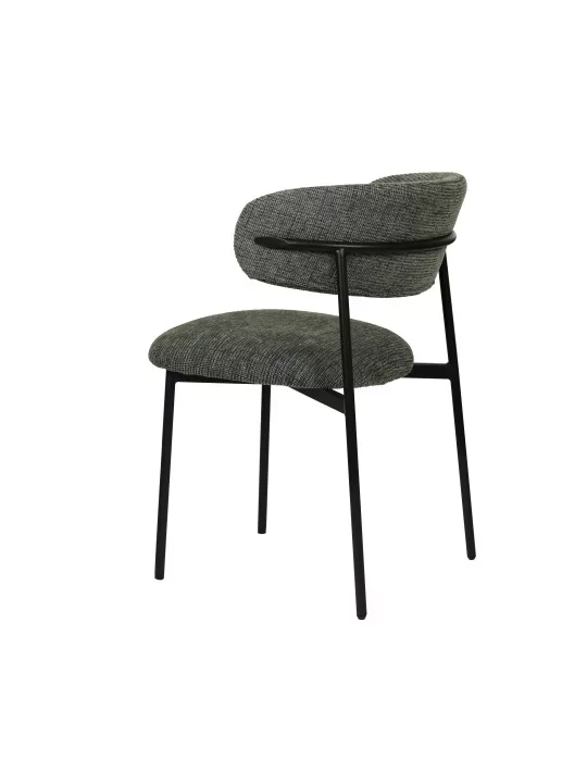 Lot de 6 KELLY Chaise de Salle à Manger Minimaliste en Velours Côte...