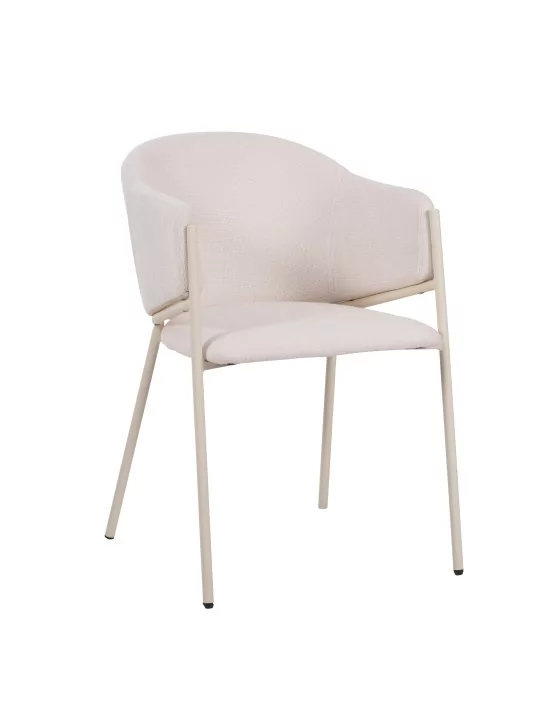 Lot of 6 CUICY Luxury Monochromatic Dining Chair with Modern Design