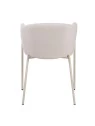 Lot of 6 CUICY Luxury Monochromatic Dining Chair with Modern Design