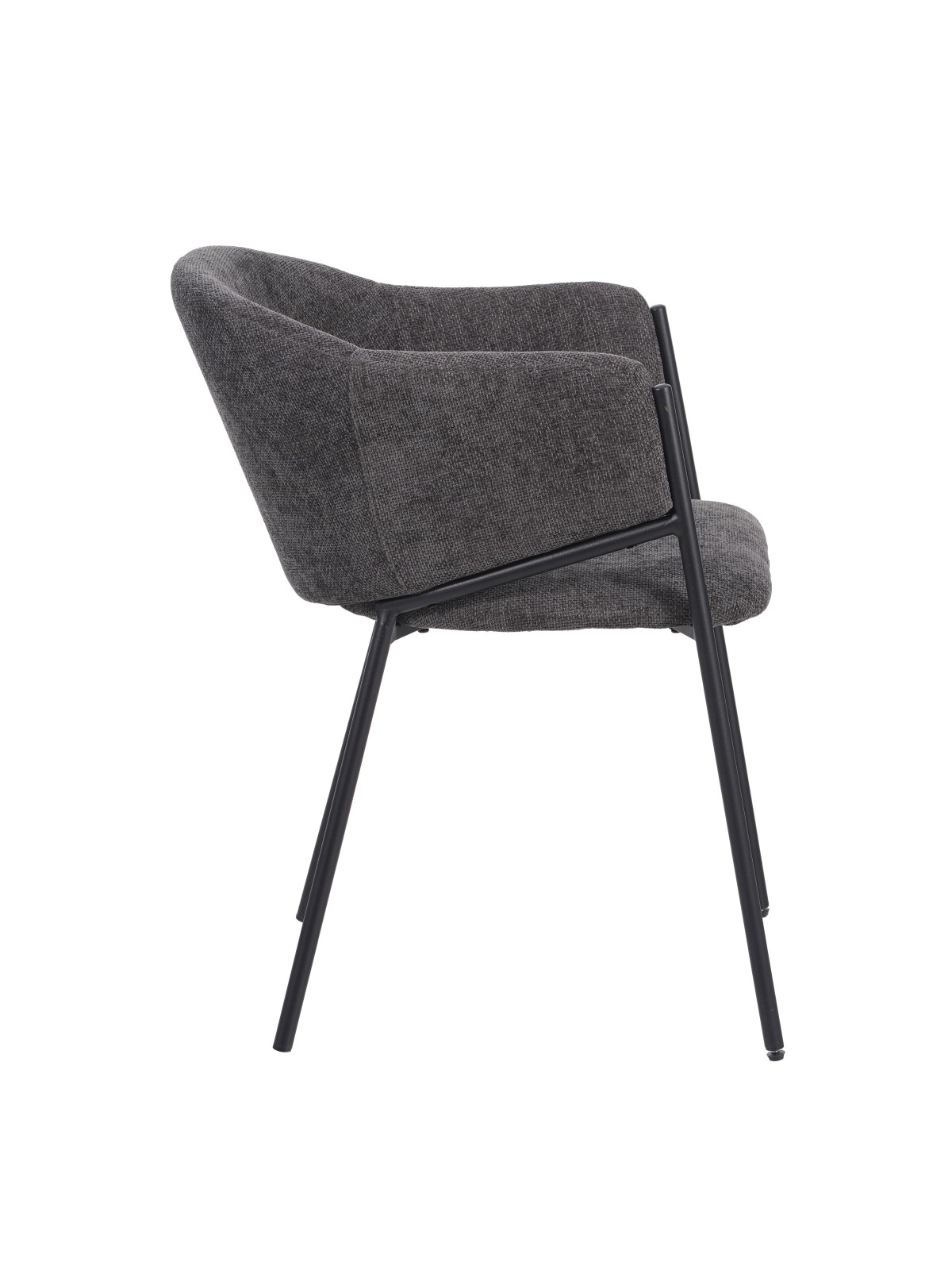 Lot of 6 CUICY Luxury Monochromatic Dining Chair with Modern Design