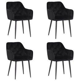 Set of 4 MARIOTufted Velvet Armchair with Contemporary Style