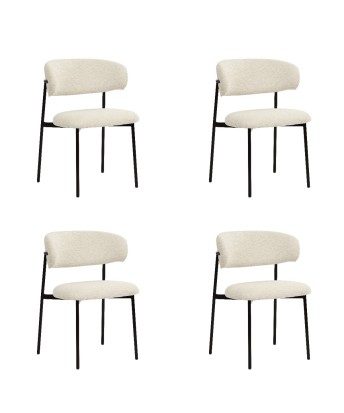 Set of 4 KELLY Minimalist Corduroy Dining Chair