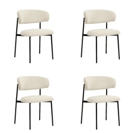 Set of 4 KELLY Minimalist Corduroy Dining Chair