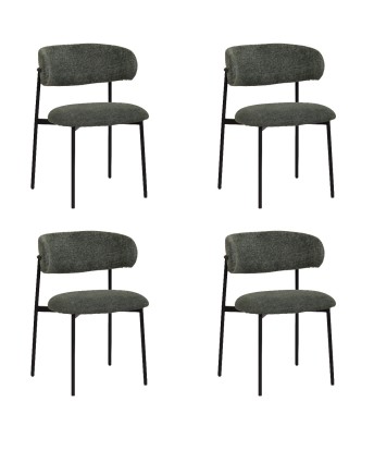Set of 4 KELLY Minimalist Corduroy Dining Chair