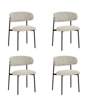Set of 4 KELLY Minimalist Corduroy Dining Chair