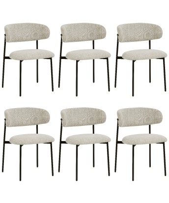 Set of 6 KELLY Minimalist Corduroy Dining Chair