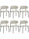 Set of 6 KELLY Minimalist Corduroy Dining Chair
