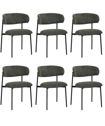 Set of 6 KELLY Minimalist Corduroy Dining Chair