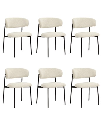 Set of 6 KELLY Minimalist Corduroy Dining Chair
