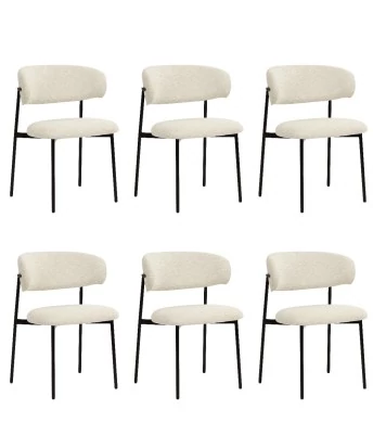 Set of 6 KELLY Minimalist Corduroy Dining Chair