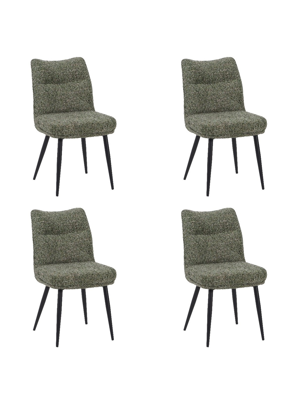 Lot de 4 DYYK Chaise de Salle à Manger Texturée | Chaise Contempora...