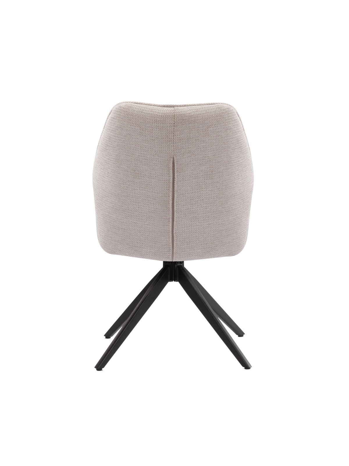 Modern 360° Swivel Chair with Premium Woven Fabric Upholstery