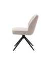 Modern 360° Swivel Chair with Premium Woven Fabric Upholstery