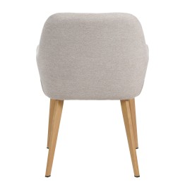 Fauteuil Moderne avec Revêtement en Tissu Texturé