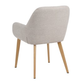 Fauteuil Moderne avec Revêtement en Tissu Texturé