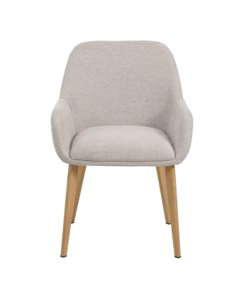 Fauteuil Moderne avec Revêtement en Tissu Texturé