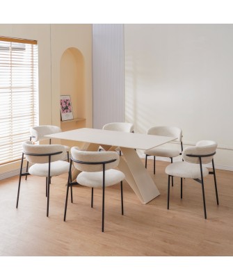 KELLY Minimalist Corduroy Dining Chair