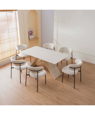 KELLY Minimalist Corduroy Dining Chair